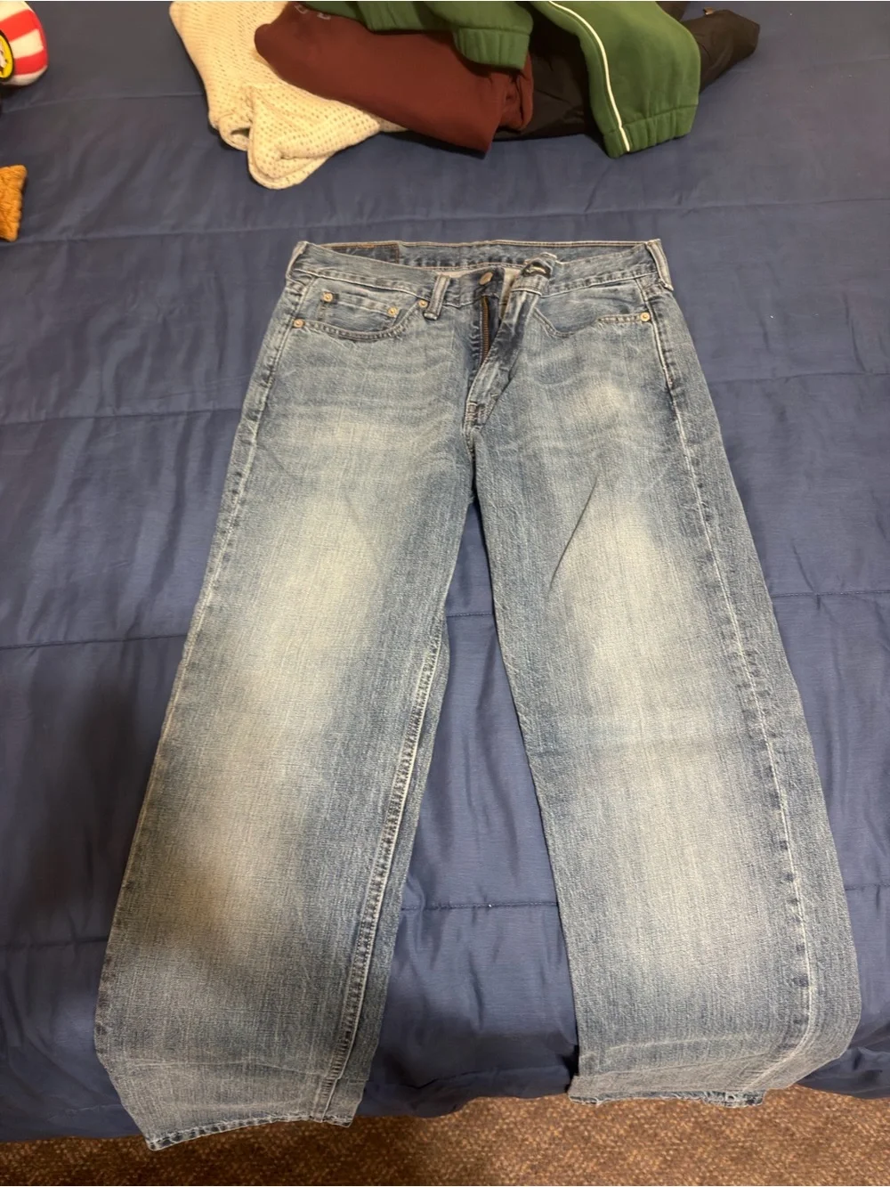 Levi's Light Blue Relaxed Straight Jeans